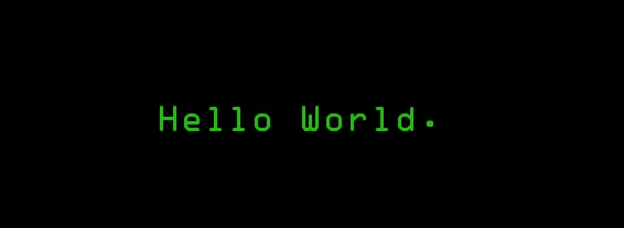 Hello World